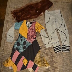 Disney Yellow and Pink Patchwork Outfit